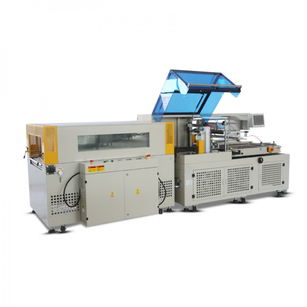 全自动封切收缩机 高速边封收缩包装机 热收缩膜包装机