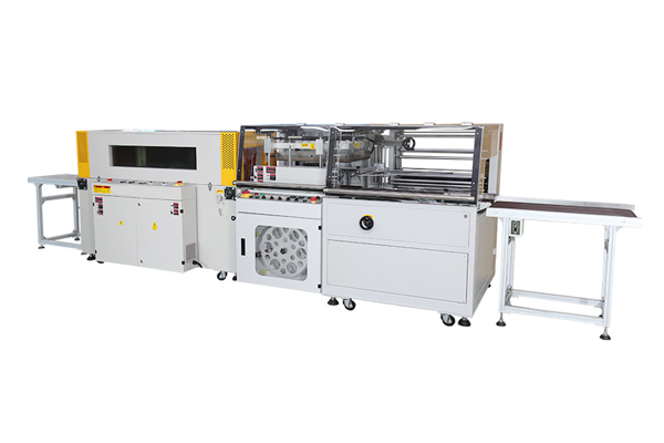 全自动L型垂直上下封切收缩包装机 自动边封收缩包装机